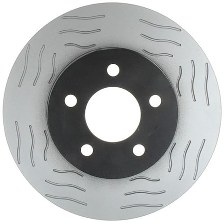 Raybestos OE Replacement; S-Groove Technology; Coated Rotor; Single 680313PER